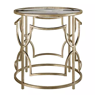 Sophie Circle Side Table: Stylish and Functional 3D model image 1 