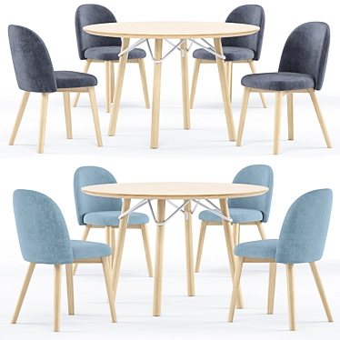 Tria table and Tuka chair - connubia calligaris