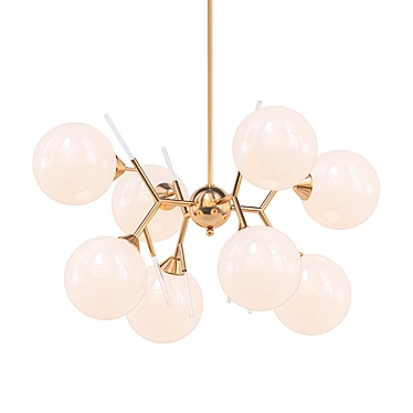 Elegant Polares Chandelier 3D model image 1 