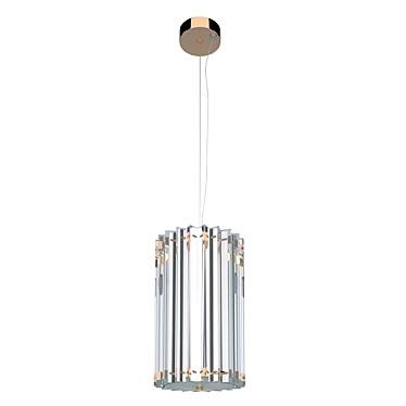 Golden Glow Pendant Light 3D model image 1 