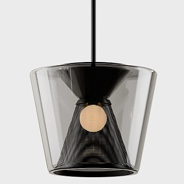 Berlin Pendant: Elegant Illumination by Troy 3D model image 1 