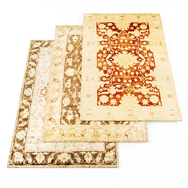 High Resolution Carpet Set (4 Pieces) 3D model image 1 