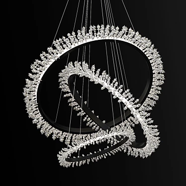 Elegant LED Pendant Light 3D model image 1 