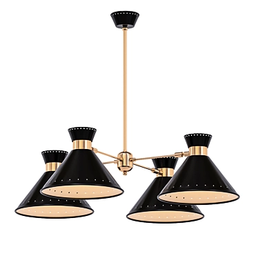 Elegant TOM Chandelier 3D model image 1 