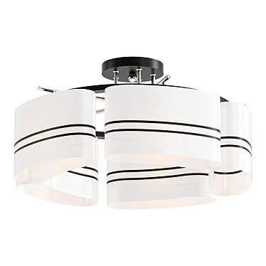 Glamourous Ivara Ceiling Chandelier 3D model image 1 