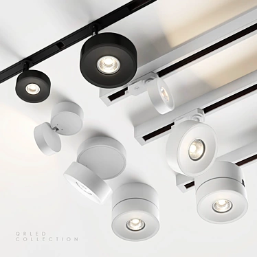 Modern LED Lighting Solution: AQForm Qrled Collection 3D model image 1 