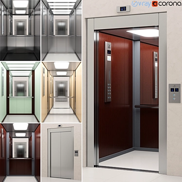 Kleemann Modern Life Elevator: Elevate Your Space 3D model image 1 