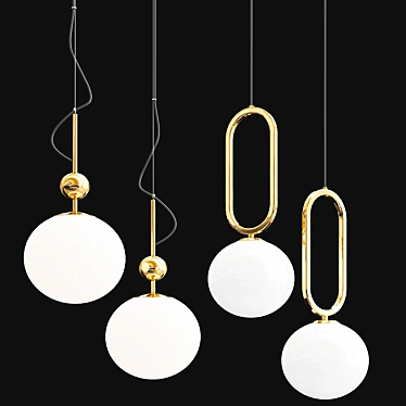 Solaro Hanging Collection: Illuminate Your Space 3D model image 1 