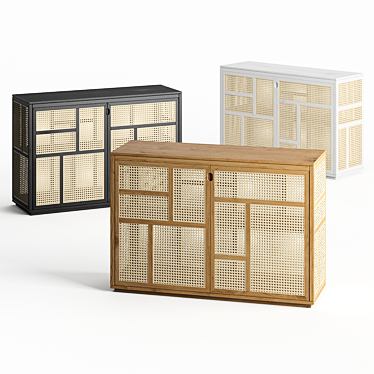 Minimalist Air Sideboard: Elegant and Functional 3D model image 1 