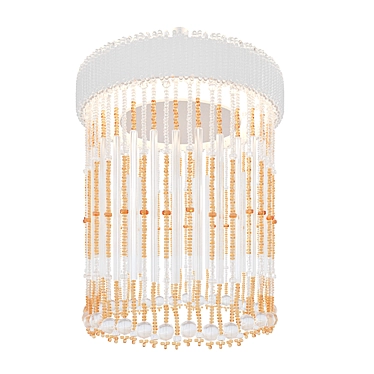 Elegant Patrizia Venezia Ceiling Light 3D model image 1 