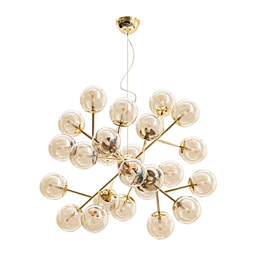 Luxurious ST Luce Pallere Chandelier 3D model image 1 