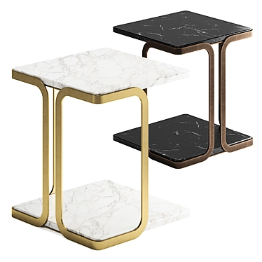 Modern Minimalist T1 Harry Side Table 3D model image 1 