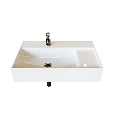 Introducing Roca Inspira Square Washbasin 3D model image 1 