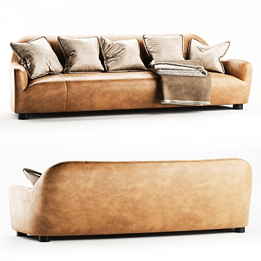 Orca 5-Piece Sofa - Modern Design 3D model image 1 