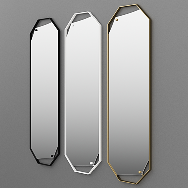 Italian Elegance: PINCH Mirror by Fiam Italia 3D model image 1 