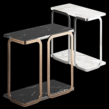 Elegant T9 Alastair Side Table 3D model image 1 