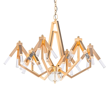 Elton Postmodern Designer Chandelier 3D model image 1 