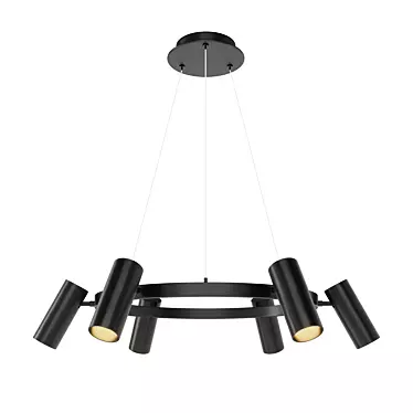 Sleek Pendant Light: Vele Luce Neo 3D model image 1 