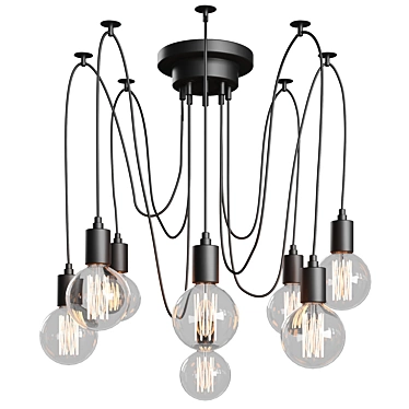 Modern LGO LSP-8174 Shirley Chandelier 3D model image 1 