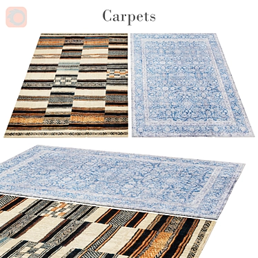 Premium Poly Rug: 3,888 Polys, 4,004 Vets 3D model image 1 