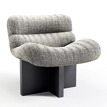 Zuma Lounge - Modern Chair 3D model image 1 