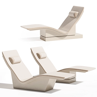 Versatile Lounger for Ultimate Relaxation 3D model image 1 