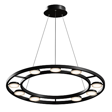 Elegant Maytoni Fad Chandelier 3D model image 1 