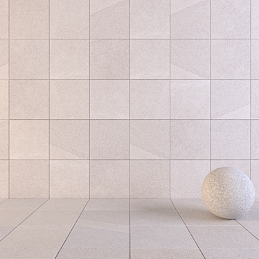 Flaviker River Moon: Contemporary Multi-Texture Floor 3D model image 1 