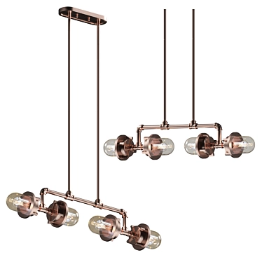 Elk Briggs Modern Light Fixture 3D model image 1 