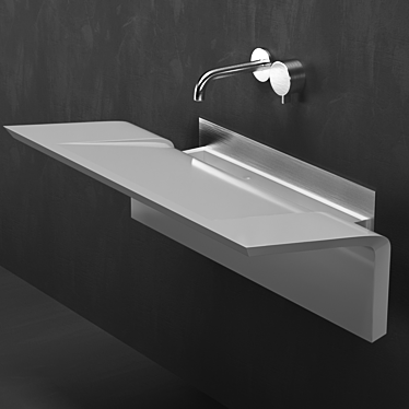 Modern Minimalist Bathroom Vanity by Falper 3D model image 1 