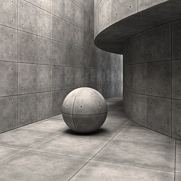 Concrete Wall & Floor Finish 3D model image 1 