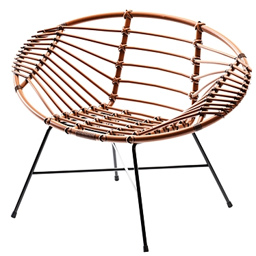 Modern Citron Lounge Chair 3D model image 1 