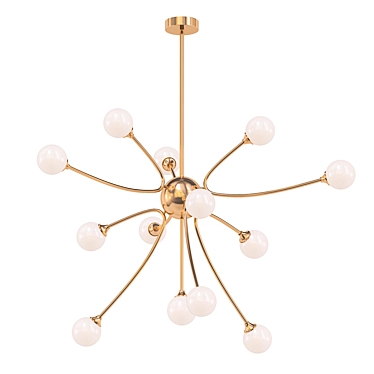 Modern Postmodern Vignette Chandelier 3D model image 1 