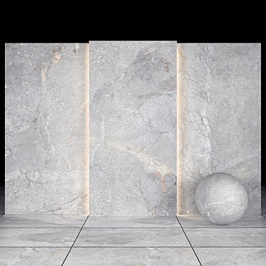 Manhattan Gray Stone Texture Collection 3D model image 1 