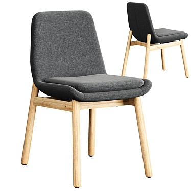 Vedbo Wedbu Ikea M Chair | Classic Gray Birch | 49x56x83 cm 3D model image 1 