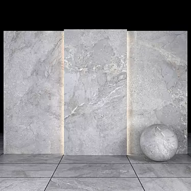 Manhattan Gray Stone 02: Versatile 7 Texture Tiles 3D model image 1 