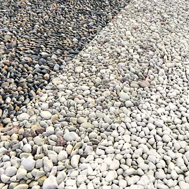 High-Quality Gravel Set for Detailed Rendering 3D model image 1 