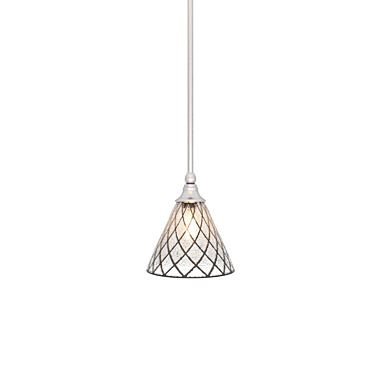 Elegant Ratchford Cone Pendant 3D model image 1 