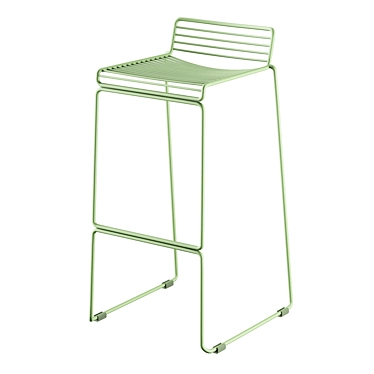 HAY HEE Bar Stool - Sleek and Stylish Seating Solution 3D model image 1 