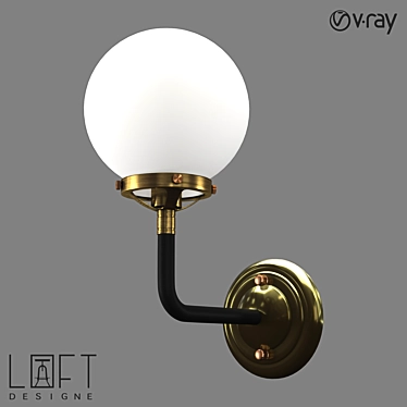 LoftDesigne 690 Wall Lamp 3D model image 1 