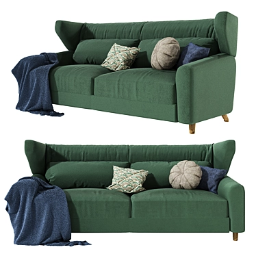 Modern Sancal FOLK Sofa 3D model image 1 
