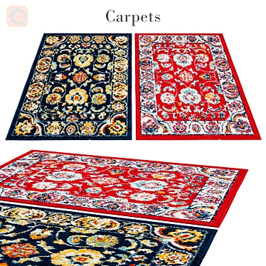 Versatile Rug: 3,888 Polys, 4,004 Vets 3D model image 1 