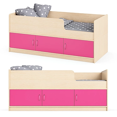 Legenda K35 Kids Bed 3D model image 1 