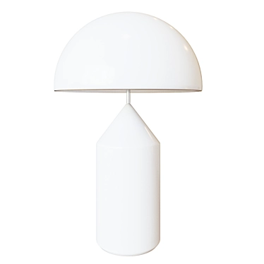 "Amsterdam White" Table Lamp 3D model image 1 
