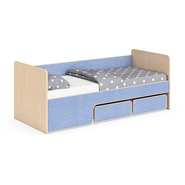 Modular Children's Bed - Legenda K40A 3D model image 1 