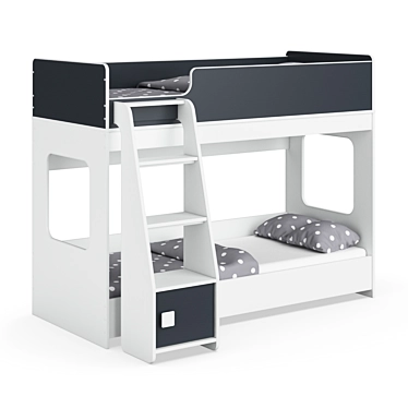 Legenda Modular Loft Bed Set 3D model image 1 