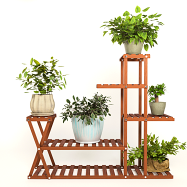 PBR Indoor Plant Collection 3D model image 1 