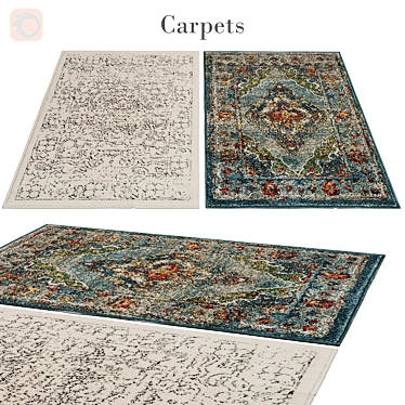 Premium Rug 247: Luxurious and Versatile 3D model image 1 