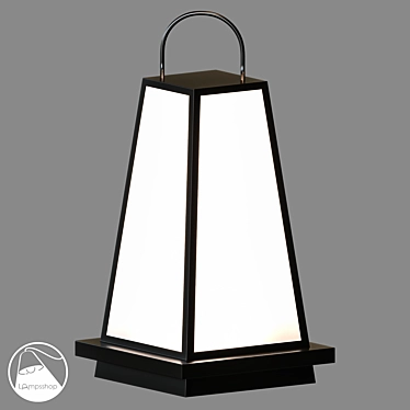 Modern Outdoor Street Lamp 3D model image 1 