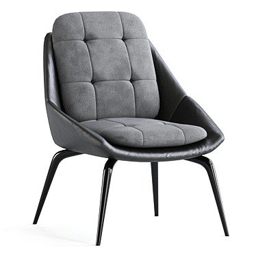 Modloft Columbus Lounge Chair 3D model image 1 